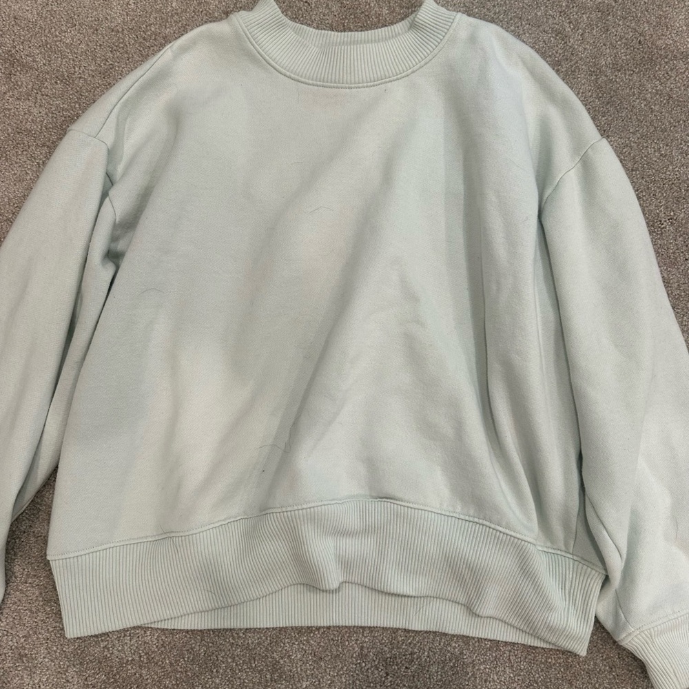 A New Day Soft Mint Crewneck Top